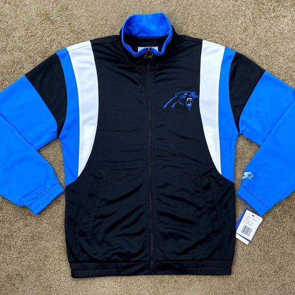 CAROLINA PANTHERS NFL STARTER Starter Track Jacket M L XL 2X - Picture 7 of 8
